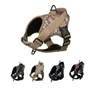Dog Apparel Pet K9 Chest Vest Harness Large Training Tactical Back Type Reflective Dogs Rope Explosion-proof Okinawa