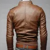 Jas Bomber Motorcycle Fit Jas Streetwear Cool Mannen Mode Lederen Heren Winterjassen Kraag Herfst Uitloper Slim 240130