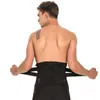 Attelle de soutien de taille pour le dos, soulagement de la douleur inférieure avec 4 séjours, ceinture lombaire, doubles sangles réglables