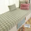 Pillow Winter Soft And Thick Plush Rectangular Seat Sofa Window Sill Various Sizes Of Home Decoration