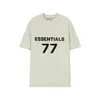 ESS TSHIRTS DESIGNERS HÄR SOMMER TOPS Luxurys Letter 77 Pure Cotton Clothing Polos Kort ärm