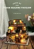 DIY Mini Dollhouse z meblami światło drewniany dom lalki casa miniaturowe przedmioty maison dziewczyna chłopiec na zabawki prezenty urodzinowe 240202