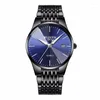 Armbanduhren Relojes Hombre 2024 Männer Uhren Top Edelstahl Quarzuhr Wasserdicht Kalender Männliche Uhr Montre Homme