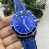 U1 Erstklassige AAA Bretiling Echtleder Super Ocean Heritage Herrenuhren 46 mm blaues Zifferblatt automatische mechanische Uhr Datum Armbanduhren 07
