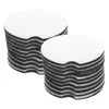 Tallrikar 20 st keramik soffbordsdekor Neopren värmeöverföring tomma daler för DIY