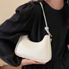 Evening Bags Korean Shoulder Bag For Women 2024 Luxury Underarm Woman Tote Fashion Brand Designer Retro Pu Leather Female Handbags Purses