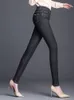 Hight Waist Skinny Pencil Jeans Woman Korean Vintage Casual Stretch Denim Pants Oversiz 6xl Streetwear Slim Kot Pantolon 240118