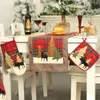 Decorazioni natalizie Anti-guanti Forno a microonde Tappetino isolante Decorazione toppa in tessuto scozzese per forniture per feste di Natale in casa