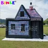 vente en gros en gros 6x6x3.5mH (20x20x11.5ft) petit pub gonflable oxford, tente de bar de pub mobile portable pour la décoration de fête de boîte de nuit