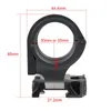 Mingju Sports Outdoor QD 30-35mm Laser Sight Bracket Metal Flashlight Adjustment Tube Clamp Quick Release Bracket