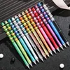 72Pcs Metal Beadable Pens Assorted Bead Ballpoint For Kids Gift Women Students Presents Office School Supplies