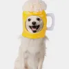 Hundkläder Novelty Beer Mug Pet Hats Cosplay Hat Dress Up Costume For Festival