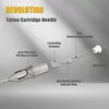 3510box EZ Revolution Cartridge Tattoo Needles 1RL 3RL Permanent Makeup Eyeliner for Rotary Machine Pen 240123