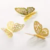 Väggklistermärken 3D Butterfly Decor Paper Cake Decorations for Decorating Wedding Party 72 PCS