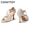 CINWTTDY Damen Alsa Shoes For Dancing Damen Sandalen Damen Hochzeit Hight Heel 240119