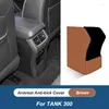 Interiörstillbehör för Great Wall GWM Wey Tank 300 2024-2024 Baksätet Anti-kick Pad Cover Car Styling Anti-Dirty Mat