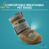 Cão vestuário sapatos de silicone impermeável movimento ao ar livre botas inverno quente pet botas de neve anti-deslizamento chuva para médio grande