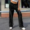 Pantaloni da donna Sport Moda Elastico a vita alta Baggy Casual Pigiama da yoga Donna Petite