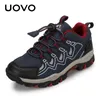 Uovo Boys Girls Sports Children Footwear Outdoor Breseable Kids Hiking Shoes Spring and Autumn Sneakers Eur＃27-39 240129
