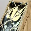 Ny Flap Bag Star Coin Purse Shoulder Bag Mirror Calfskin Chain Crossbody Fashion Designer Clutch Purse Mirror Quality 10a Metallic Light Gold Tone Luxury Tote
