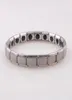 Silver Stainless Steel Bracelet Fashion MenWomen Jewelry Bracelets Bangle for Birthday Gift Titanium Steel Health Care Magnetic G8574541