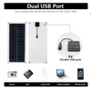1000W solpanel 12V Solcell 10A-100A Controller Solar Plate For Phone RV Car MP3 Pad Camping Charger Outdoor Battery 240124