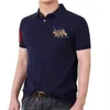 Verano Hombres RL Big Pony 100% Algodón Ocio Moda Solapa Top Tees Hombres Manga corta Elegante Clásico Caballo Polo Camisa Diseñador de lujo Ropa de golf 1816