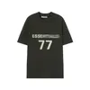 ESS TSHIRTS DESIGNERS HÄR SOMMER TOPS Luxurys Letter 77 Pure Cotton Clothing Polos Kort ärm