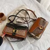 Kobiety nowy list modowy drukowanie pojedynczego ramienia Torba łańcucha crossbody torebki Camellia 85% Factory Direct