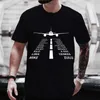 Men Women T-Shirts Summer Harajuku Phonetic Alphabet Pilot Airplane Funny Aviation Tees Couple Streetwear Clothes Y2K Tops 240202