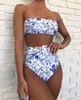 Costumi da bagno da donna 2024 Bikini a vita alta Fasciatura femminile Stroje Kapielowy Damskie Monokini Costume da bagno Biquini Mujer Trikini Badpak