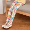 Pantalons filles Leggings enfants pantalons mince fleur imprimé enfants bébé enfant en bas âge fille