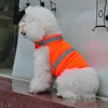 Одежда для собак Светоотражающий жилет Дышащий видимый оранжевый Регулируемый флуоресцентный удобный жилет для домашних животных для охоты
