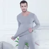 Men's Thermal Underwear Autumn And Winter Clothes Long Pants Suit Thin Milk Beauty Skin Large Size Base