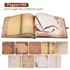 180 Page DIY Travel Po Album Our Adventure Book Leather Retro Creative Anniversary Wedding Guest Memory Gift 240202