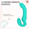 10 Speeds Strapless Strapon Anal Prostate Massager Dildo Vibrator Female Double Vibrating G Spot Adult Sex Toys for Women Couple 240226