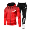 Men's Tracksuits Set Autumn And Winter Two-piece Hoodie Drawstring Pants Casual Running Sportswear Classic Women's