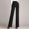 Pantalones de mujer Foxmertor Casual lápiz de trabajo 2024 elegantes pantalones de talla grande mujeres elásticos ajustados Leggings de oficina