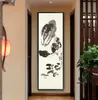 Affiche Vintage Canvas Painting Zhang Daqian Wall Art Picture for Living Room Posters and Prints Home Decoration 240130