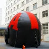 10x5x6mH (33x16.5x20ft) vente en gros casque de léopard gonflable géant de couleur personnalisée avec casque de ballon gonflable de tunnel pour la décoration de sport de jeu de football