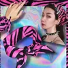 Scarves Pink Zebras Bandan Y2kBandana Top Women Handkerchief Headscarf Turban Drop