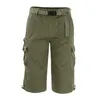 Men's Shorts Summer Overalls Thin Loose Mens MultiPocket With Phone Pocket House Boy Slim Fit Cargo Pants For Men Man