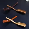 Tea Scoops 1Pc Chinese Kongfu Spoons Wooden Bamboo Retro Style Natural Scoop Spoon Portable Teaspoon Kitchen Supplies