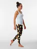 Active Pants Dole Whip Pattern - Scattered Black BG Leggings Women's Sports Tennis For Women