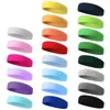 Cotton Elastic Sweatband Basketball Sports Pannband Kvinnor Män gym Fitness Sweat Hair Band Volleyball Tennis Running 240119