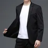 Классический однотонный пиджак, мужской костюм в Корейском стиле, повседневная приталенная куртка Jaqueta Masculina, одежда J693 240124