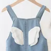 Babymeisjesoveralls Casual kinderbroeken Jumpsuit Peuter Baby Denim Tuinbroek Kind Jeans Playsuit 240127