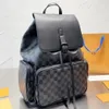 Mochila de designer de couro de alta qualidade Bolsa de designer de luxo Mochilas de viagem masculinas e femininas Moda clássica impressa em lona revestida em parquet mochila de couro