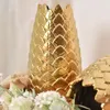 Vaser guldpläterad ananas keramisk vasblommor med arrangemang skrivbord dekoration hydropon porslin modern heminredning