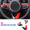 Steering Wheel Covers Button Cover Trim Sticker For Mini Cooper F Series F54 F55 F56 F57 F60 ONE/S Clubman Countryman A